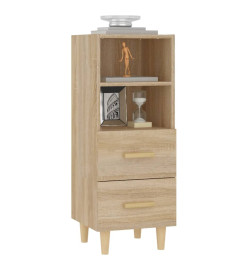 Buffet Chêne sonoma 34,5x34x90 cm Bois d'ingénierie