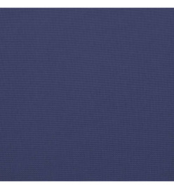 Coussins de banc de jardin lot de 2 bleu marine 120x50x7 cm