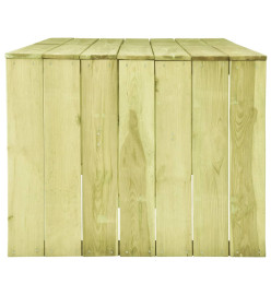 Table de jardin 220x101,5x80 cm Bois de pin imprégné