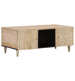 Table basse 100x54x40 cm bois de manguier massif