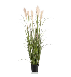 Emerald Herbe de pampa artificielle avec pot 160 cm