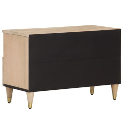 Meuble TV 70x33x46 cm Bois massif de manguier