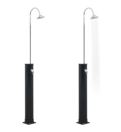 Douche solaire Noir 214 cm 20 L