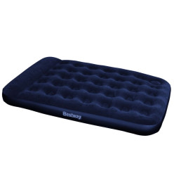 Bestway Lit gonflable floqué avec pompe à pied intégrée 191x137x28 cm