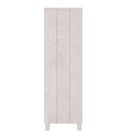 Bibliothèque HAMAR Blanc 85x35x112 cm Bois de pin massif