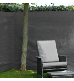 Nature Brise-vue de jardin PE 1 x 3 m Anthracite