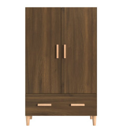 Buffet Chêne marron 70x31x115 cm Bois d'ingénierie