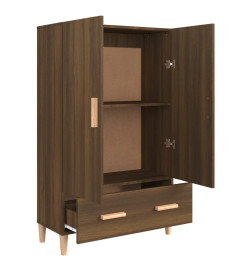 Buffet Chêne marron 70x31x115 cm Bois d'ingénierie