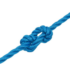 Corde de travail Bleu 14 mm 25 m Polypropylène