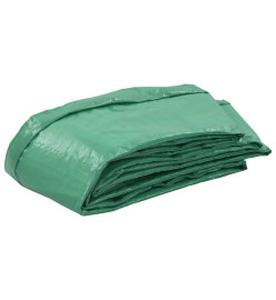 Coussin de sécurité PE Vert de trampoline rond de 3,96 m