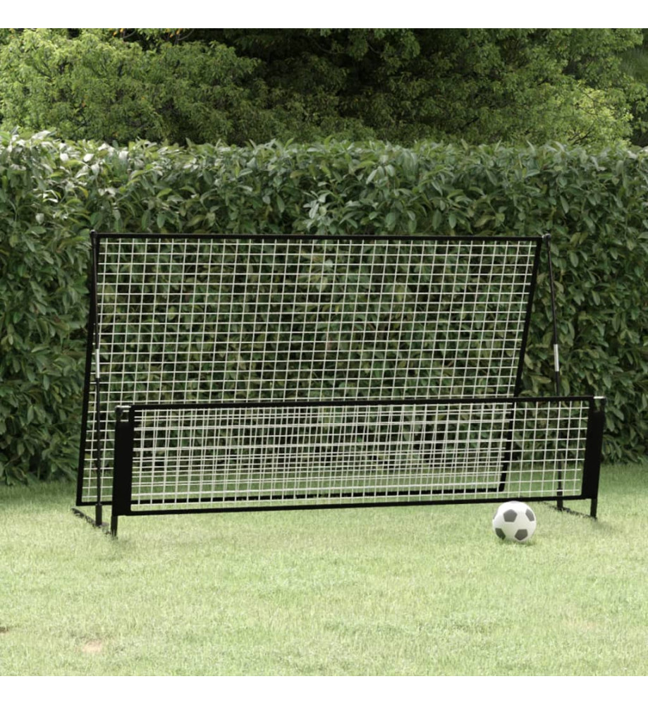 But de football de rebondissement 2 en 1 202x104x120 cm Acier