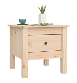 Tables d'appoint 2 pcs 40x40x39 cm Bois massif de pin