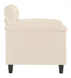 Chaise de canapé beige 60 cm tissu microfibre