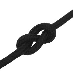 Corde de travail Noir 14 mm 100 m Polyester