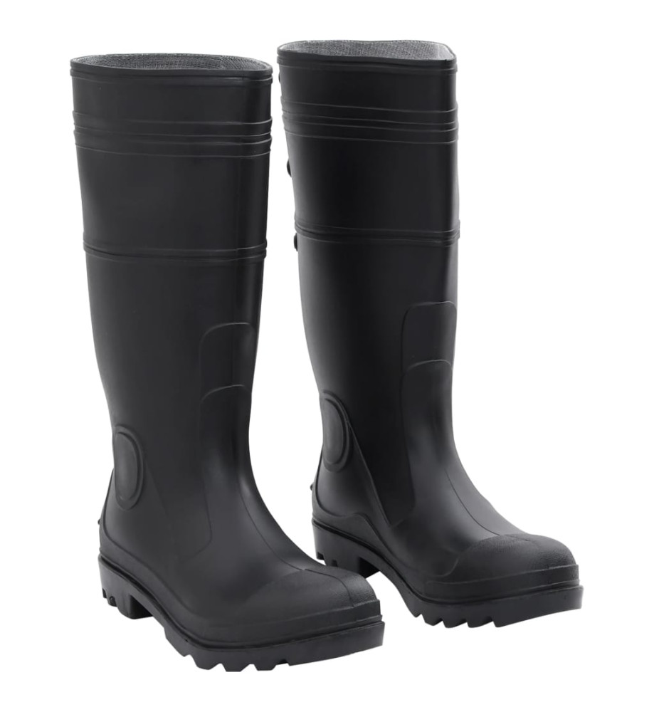 Bottes de pluie noir taille 43 PVC