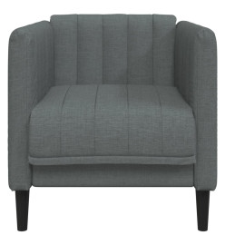 Fauteuil gris foncé tissu