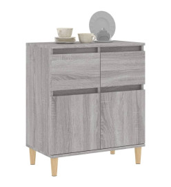 Buffet Sonoma gris 60x35x70 cm Bois d'ingénierie