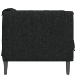 Fauteuil noir tissu