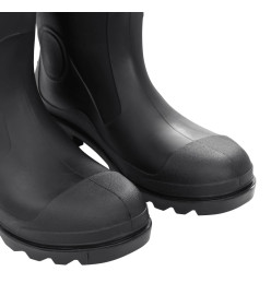 Bottes de pluie avec chaussettes amovibles noir taille 45 PVC