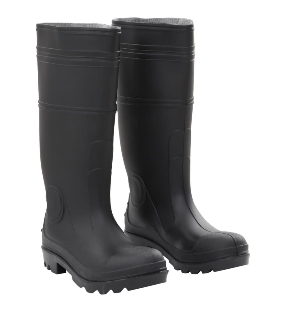 Bottes de pluie noir taille 38 PVC