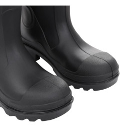 Bottes de pluie noir taille 38 PVC