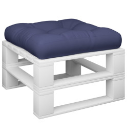 Coussin de palette bleu marine 58x58x10 cm tissu oxford