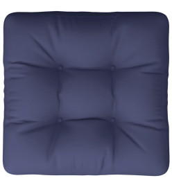 Coussin de palette bleu marine 58x58x10 cm tissu oxford