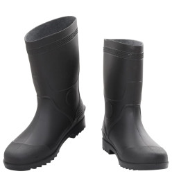 Bottes de pluie noir taille 44 PVC