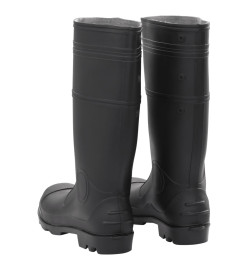 Bottes de pluie noir taille 46 PVC