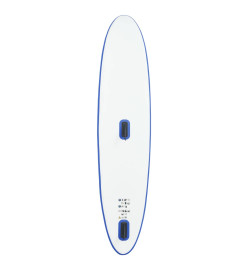 Ensemble de planche SUP gonflable avec voile Bleu et blanc