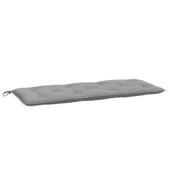 Coussins de banc de jardin 2 pcs gris 120x50x7 cm tissu Oxford