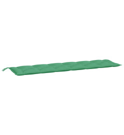 Coussin de banc de jardin vert 200x50x7 cm tissu oxford