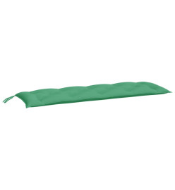 Coussins de banc de jardin 2 pcs vert 150x50x7 cm tissu Oxford