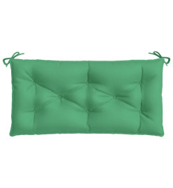 Coussins de banc de jardin 2 pcs vert 100x50x7 cm tissu Oxford