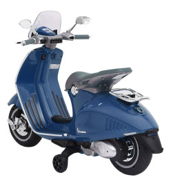 Moto électrique pour enfants Vespa GTS300 bleu