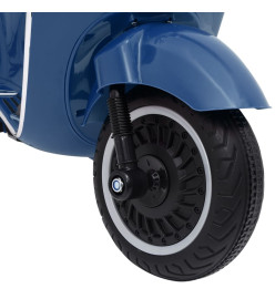 Moto électrique pour enfants Vespa GTS300 bleu