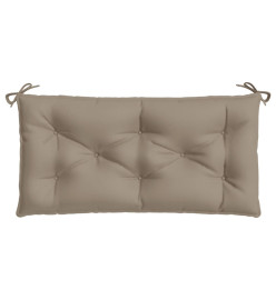 Coussin de banc de jardin taupe 100x50x7 cm tissu oxford