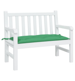 Coussin de banc de jardin vert 110x50x7 cm tissu oxford