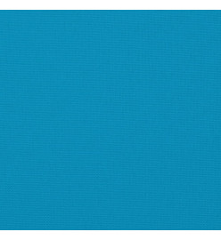 Coussin de banc de jardin bleu clair 200x50x7 cm tissu oxford