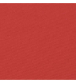 Coussins de banc de jardin 2 pcs rouge 120x50x7 cm tissu Oxford