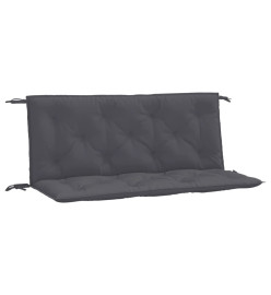 Coussins de banc de jardin 2 pcs anthracite tissu Oxford