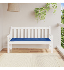 Coussin de banc de jardin bleu royal 150x50x7 cm tissu oxford