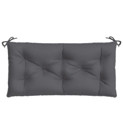 Coussin de banc de jardin anthracite 110x50x7 cm tissu oxford