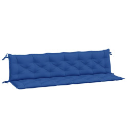 Coussins de banc de jardin 2 pcs bleu 200x50x7 cm tissu Oxford