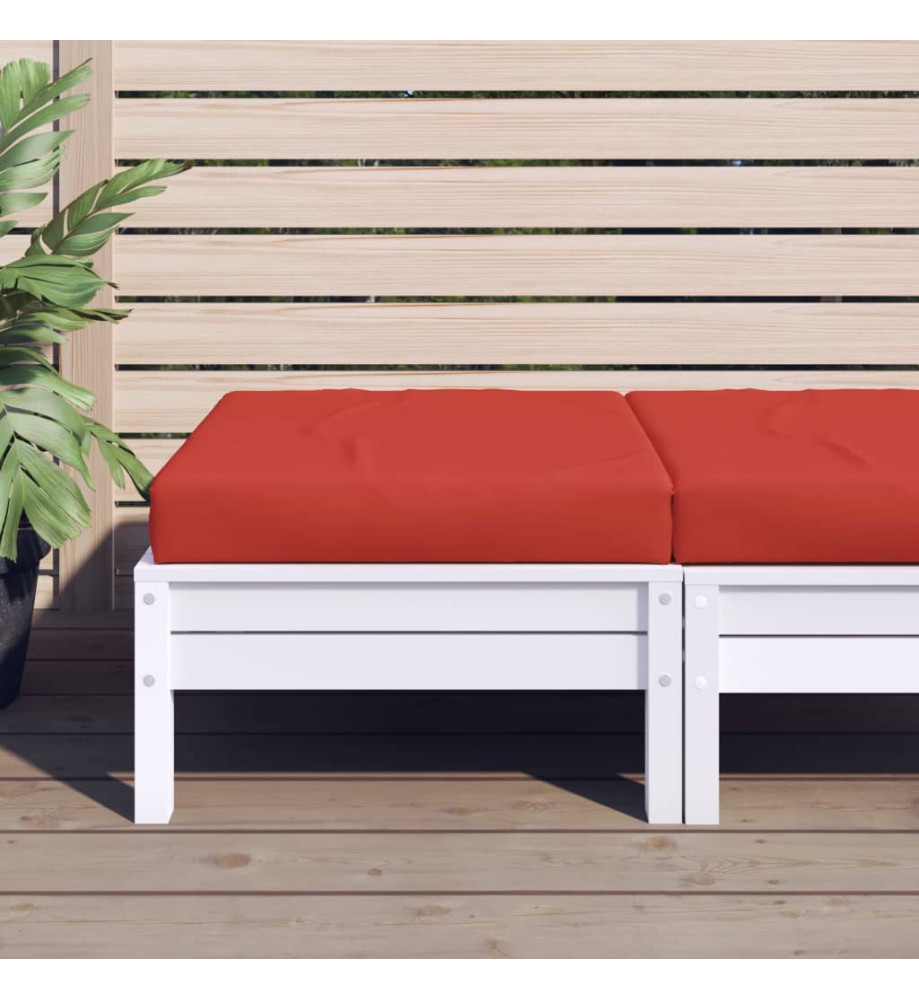 Coussin de palette rouge 60x60x8 cm tissu oxford Coussin de palette rouge 60x60x8 cm tissu oxford