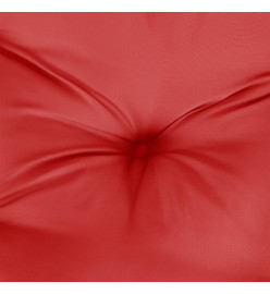 Coussin de banc de jardin rouge 110x50x7 cm tissu oxford