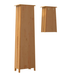 Ensemble de meubles de salle de bain 2 pcs bois de pin massif