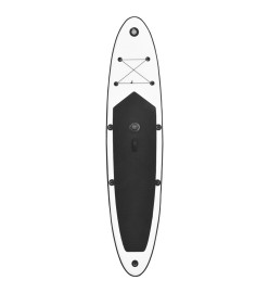 Ensemble de planche SUP gonflable avec voile Noir et blanc