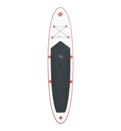 Ensemble de planche SUP gonflable avec voile Rouge et blanc