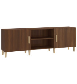 Meuble TV Chêne marron 150x30x50 cm Bois d'ingénierie